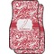 Swirl Car Floor Mats (Front Seat) (Personalized)
