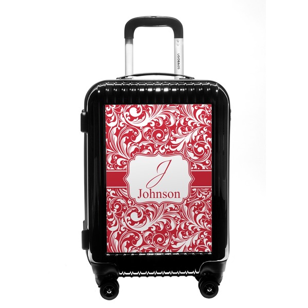 Custom Swirl Carry On Hard Shell Suitcase (Personalized)
