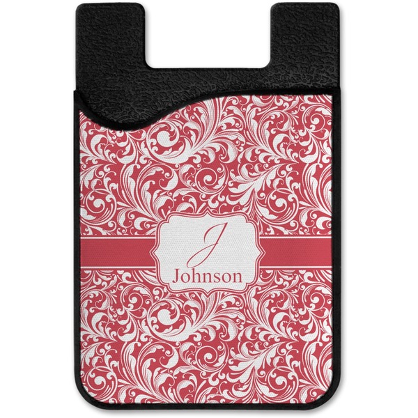 Swirl Cell Phone Credit Card Holder