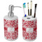 Swirl Ceramic Bathroom Accessories Set (Personalized)