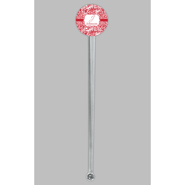 Swirl Clear Plastic 7" Stir Stick - Round - Single Stick