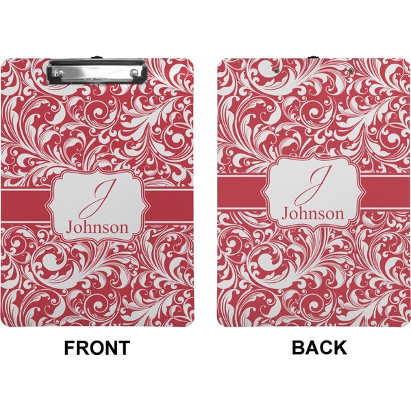 Swirl Clipboard (Letter) (Front + Back)