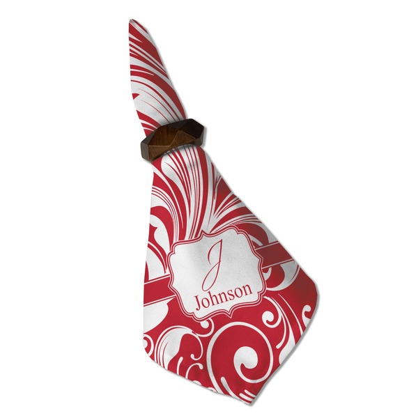 Swirl Cloth Napkins - Personalized Dinner (Folded in Ring) (MAIN)