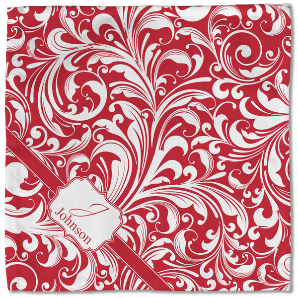 Swirl Cloth Napkins - Personalized Lunch (Single Full Open)