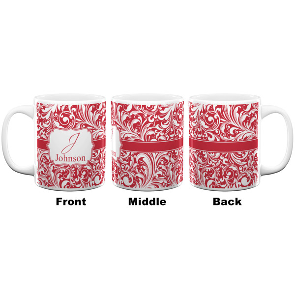 Swirl Coffee Mug - 11 oz - White APPROVAL