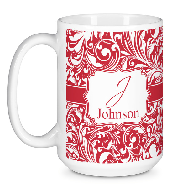 Swirl Coffee Mug - 15 oz - White