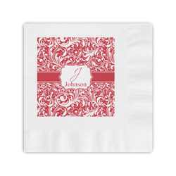 Swirl Coined Cocktail Napkins (Personalized)