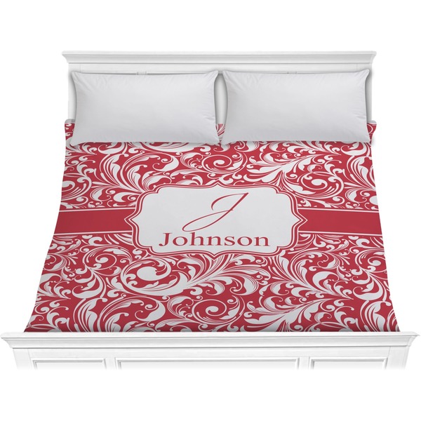 Custom Swirl Comforter - King (Personalized)