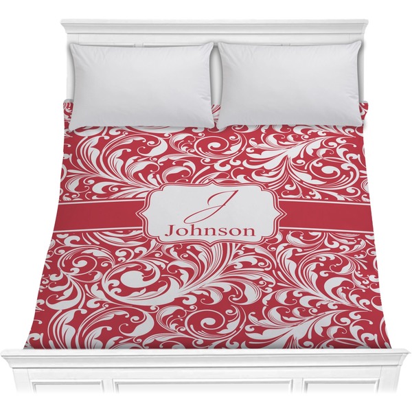 Custom Swirl Comforter - Full / Queen (Personalized)