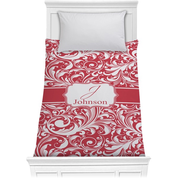 Custom Swirl Comforter - Twin (Personalized)