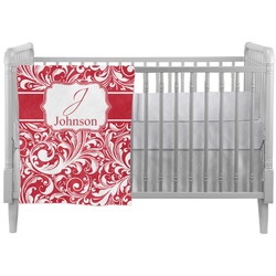 Swirl Crib Comforter / Quilt (Personalized)