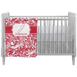 Swirl Crib Comforter / Quilt (Personalized)