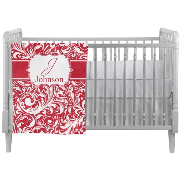 Custom Swirl Crib Comforter / Quilt (Personalized)