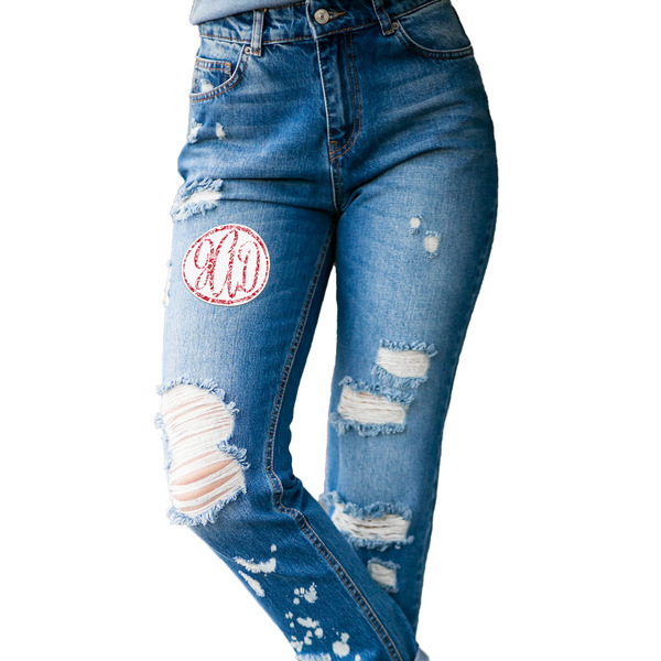 Swirl Custom Shape Iron On Patches - L - single APPROVAL