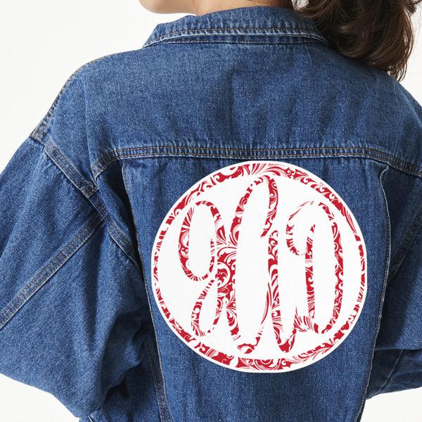 Custom Swirl Twill Iron On Patch - Custom Shape - 3XL (Personalized)