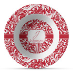 Swirl Plastic Bowl - Microwave Safe - Composite Polymer (Personalized)