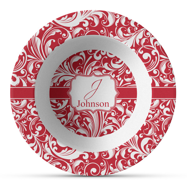 Custom Swirl Plastic Bowl - Microwave Safe - Composite Polymer (Personalized)