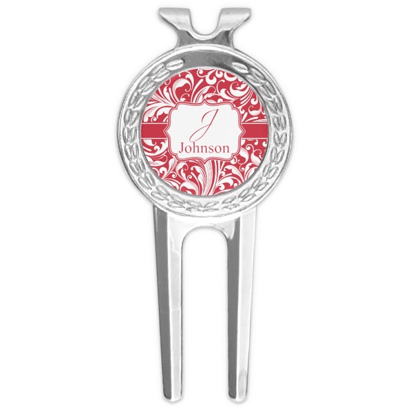 Custom Swirl Golf Divot Tool & Ball Marker (Personalized)