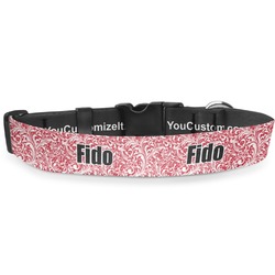 Swirl Deluxe Dog Collar - Large (13" to 21") (Personalized)