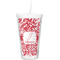 Swirl Double Wall Tumbler with Straw (Personalized)