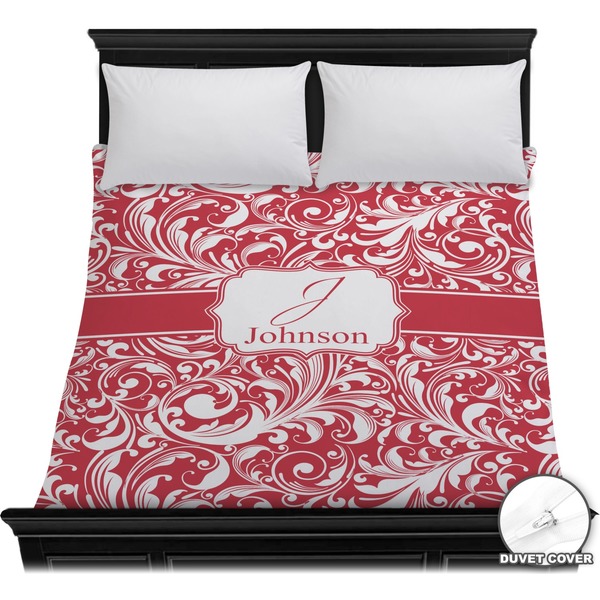 Custom Swirl Duvet Cover - Full / Queen (Personalized)
