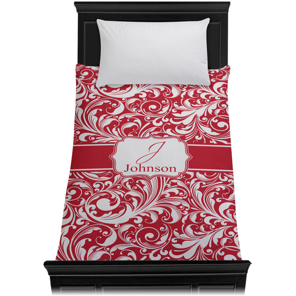 Swirl Duvet Cover - Twin - On Bed - No Prop