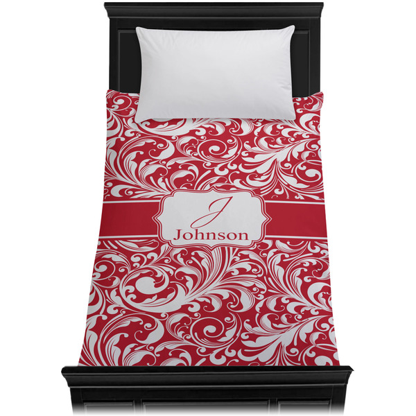 Swirl Duvet Cover - Twin XL - On Bed - No Prop