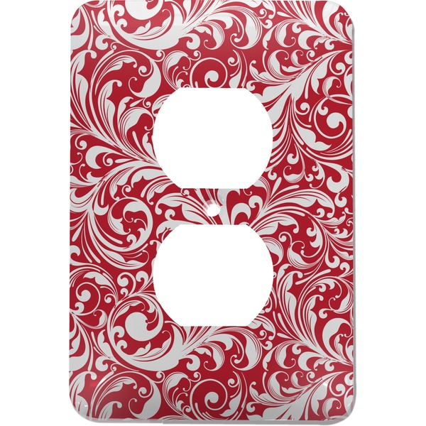 Custom Swirl Electric Outlet Plate