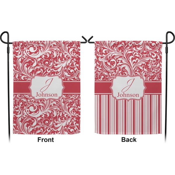 Swirl Garden Flag - Double Sided Front and Back
