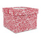 Swirl Gift Boxes with Lid - Canvas Wrapped - Large - Front/Main