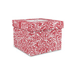 Swirl Gift Box with Lid - Canvas Wrapped - Small (Personalized)