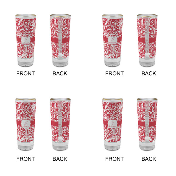 Swirl Glass Shot Glass - 2 oz - Set of 4 - APPROVAL