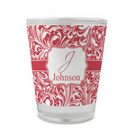 Swirl Glass Shot Glass - 1.5 oz - Set of 4 (Personalized)