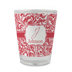 Swirl Glass Shot Glass - 1.5 oz - Set of 4 (Personalized)