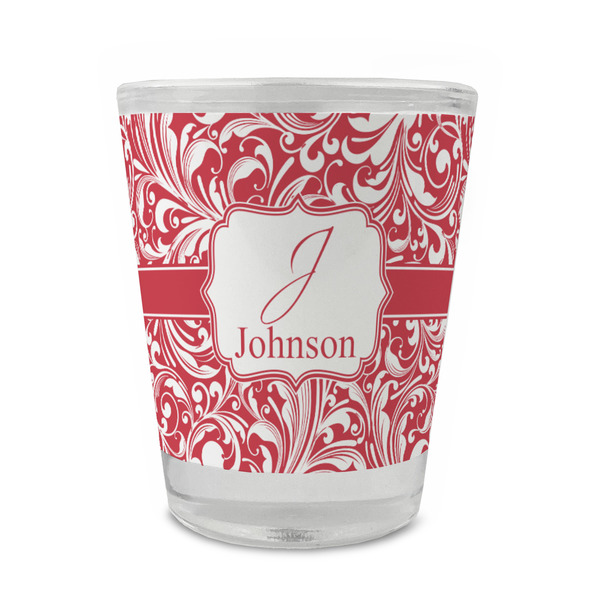 Custom Swirl Glass Shot Glass - 1.5 oz - Set of 4 (Personalized)