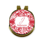 Swirl Golf Ball Marker - Hat Clip - Gold