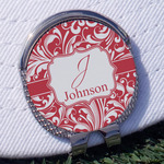 Swirl Golf Ball Marker - Hat Clip