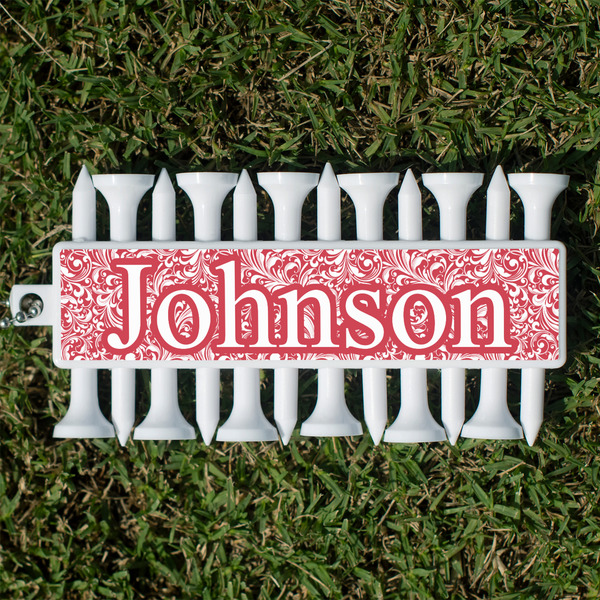 Swirl Golf Tees & Ball Markers Set - Front