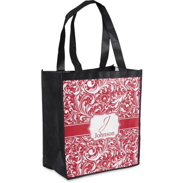 Custom Swirl Grocery Bag (Personalized)