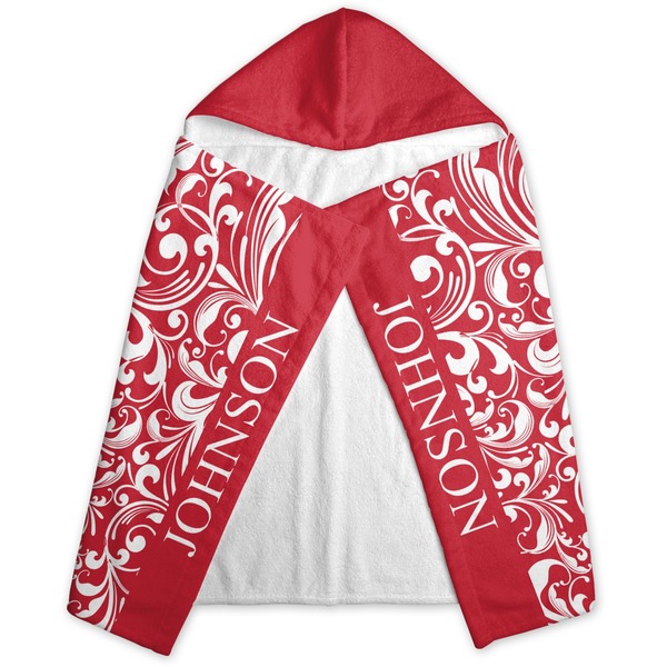 Swirl Hooded Towel - Folded