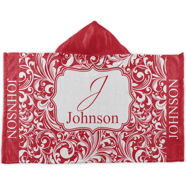 Custom Swirl Kids Hooded Towel (Personalized)