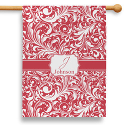 Swirl 28" House Flag - Double Sided (Personalized)