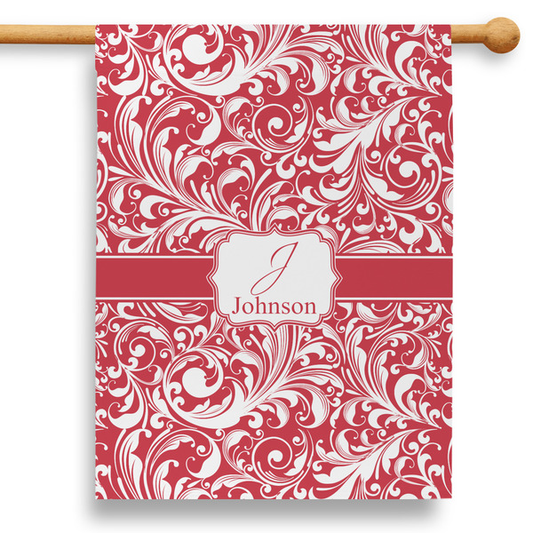 Custom Swirl 28" House Flag (Personalized)