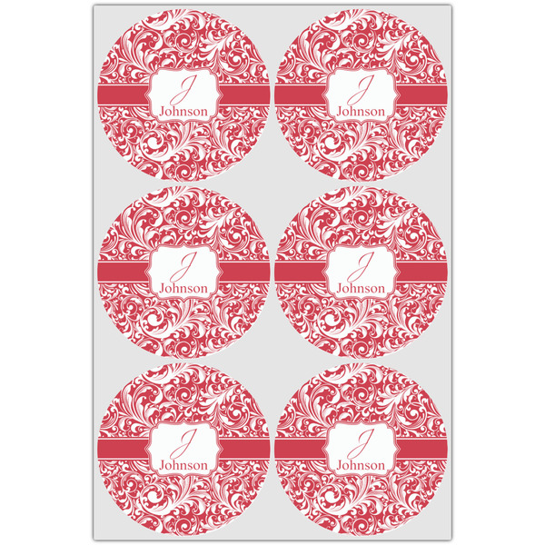 Swirl Icing Circle - Large - Set of 6