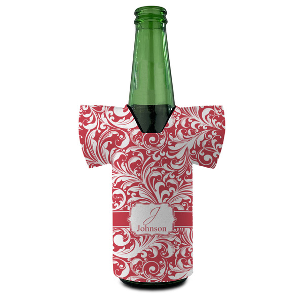 Swirl Jersey Bottle Cooler - Set of 4 - FRONT (on bottle)