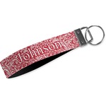 Swirl Webbing Keychain Fob - Small (Personalized)