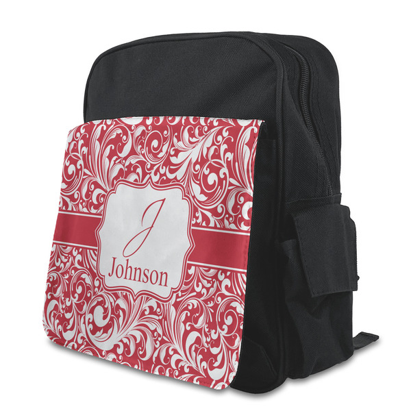 Custom Swirl Preschool Backpack (Personalized)