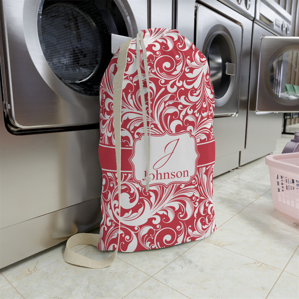 Swirl Large Laundry Bag - In Context