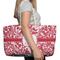 Swirl Large Rope Tote Bag - In Context View