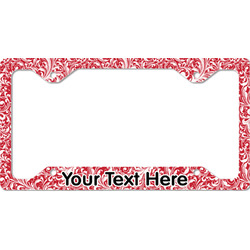 Swirl License Plate Frame - Style C (Personalized)
